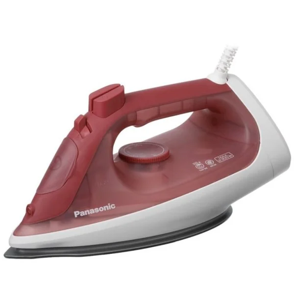 Panasonic 2300Watts, Silver Titanium Soleplate Steam Iron, Red - NI-S430RTH